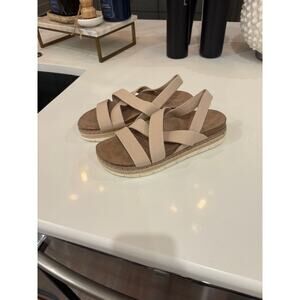 Madden Girl Lorra sandal. Size 8. Tan/blush color
